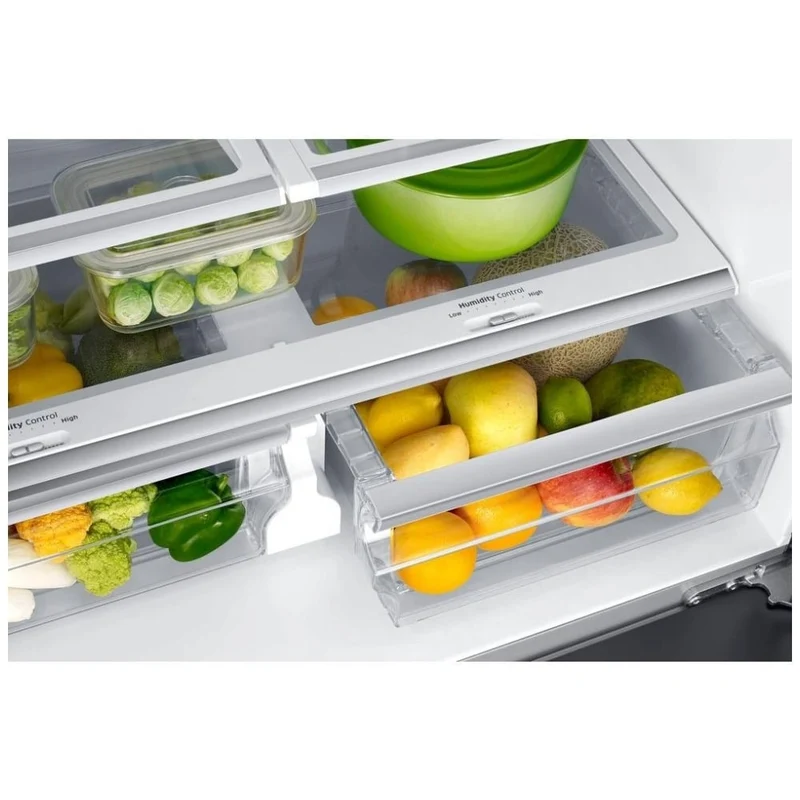 Samsung 36'' 28.8 pi cu. réfrigérateur portes francaises - inox - RF28K9070SR - boîte ouverte