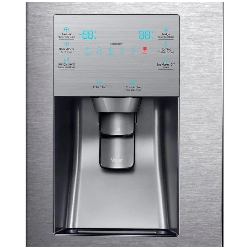 Samsung 36'' 28.8 pi cu. réfrigérateur portes francaises - inox - RF28K9070SR - boîte ouverte