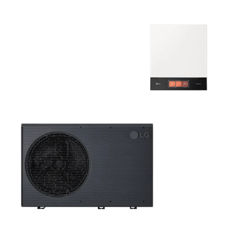 Pompe à chaleur air-eau LG Therma V 14 kW - Monobloc R290 - Triphasé