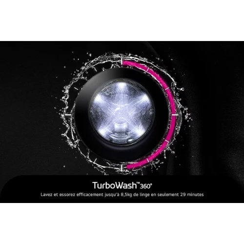 Lave-linge frontale 20kg TurboWash Steam AI DD LG F20P12BST