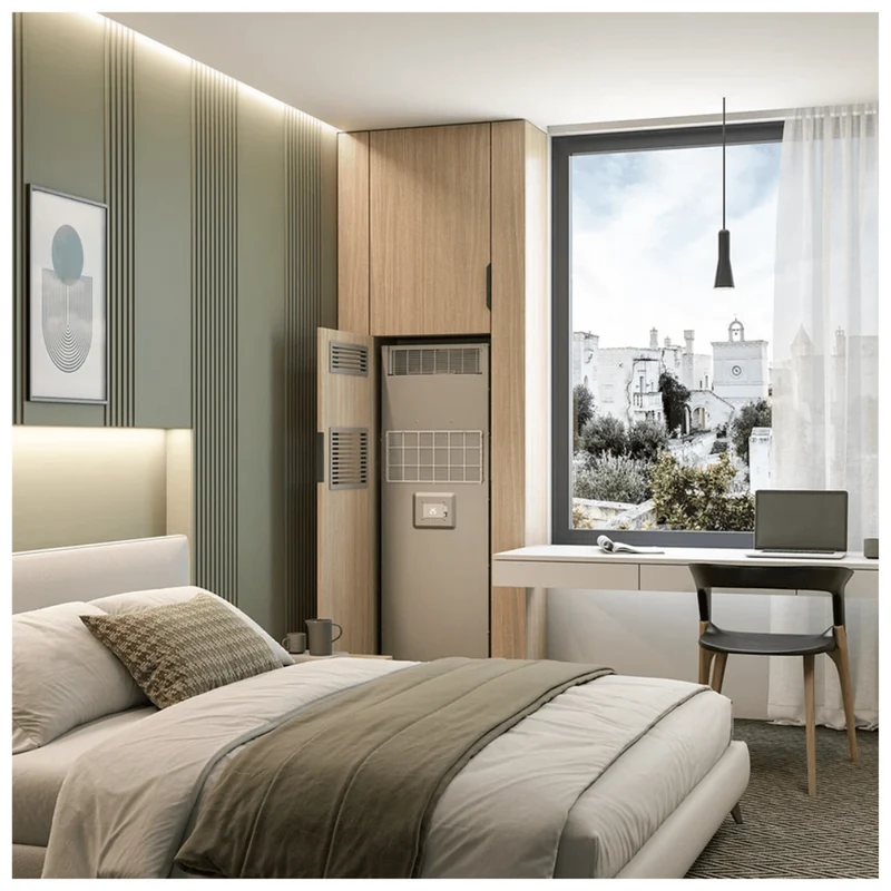 Climatiseur sans groupe extérieur Unico Vertical-NK 35 HP EVANX - avec résistance électrique