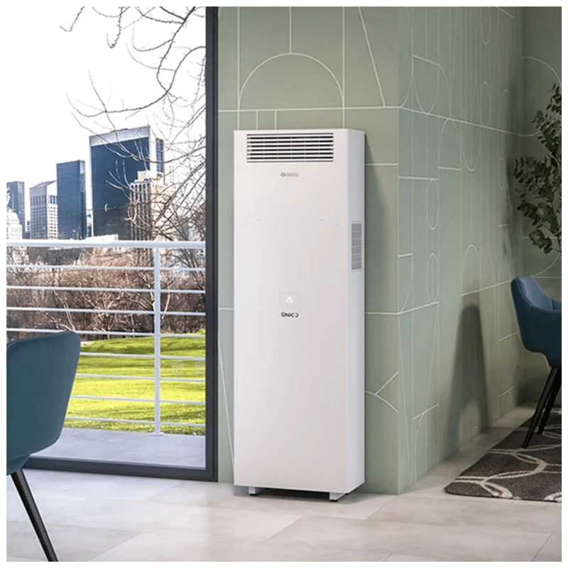 Climatiseur sans groupe extérieur Unico Vertical 35 HP EVANX - avec résistance électrique