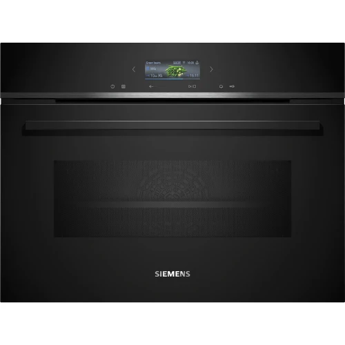 iQ700, Four intégrable compact avec fonction micro-ondes, 60 x 45 cm, Noir SIEMENS CM724G1B1