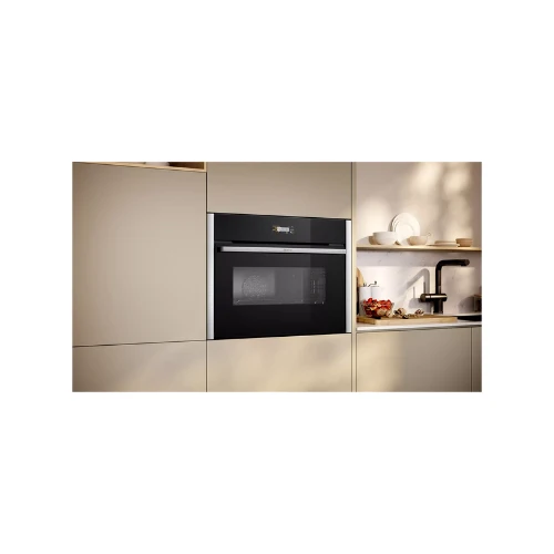 N 70, Four intégrable compact avec fonction micro-ondes, 60 x 45 cm, Inox NEFF C24MR21N0