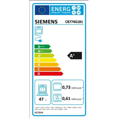 iQ700, Four compact intégrable, 60 x 45 cm, Noir SIEMENS CB774G1B1
