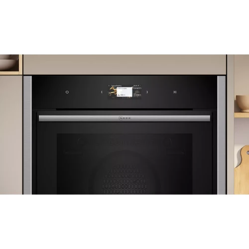 N 90, Four intégrable, 60 x 60 cm, Inox NEFF B64CS71N0