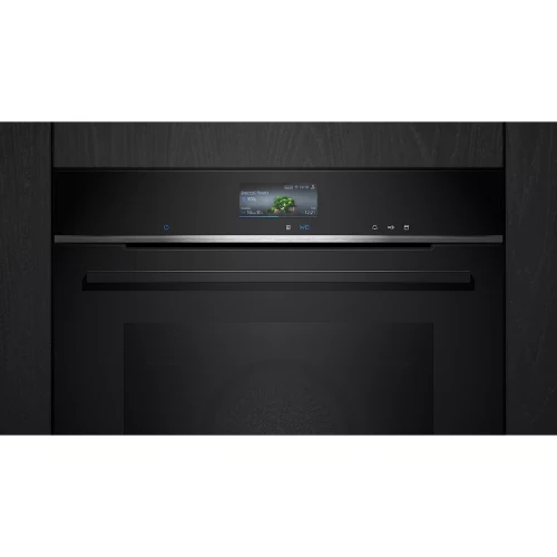 iQ700, Four intégrable avec fonction vapeur, 60 x 60 cm, Noir SIEMENS HR776G3B1