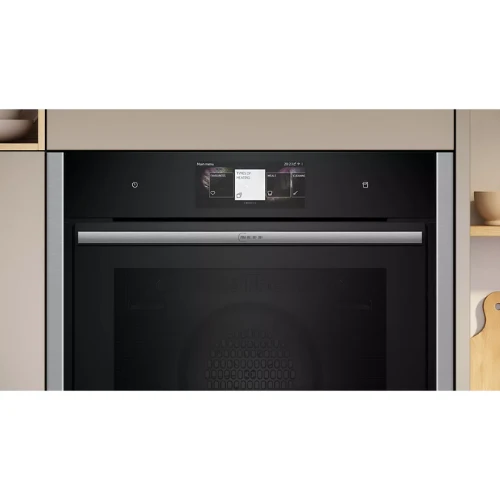 N 90, Four intégrable avec fonction vapeur, 60 x 60 cm, Inox NEFF B64VT73N0