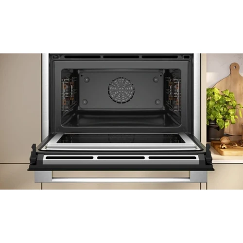 N 90, Four intégrable compact avec fonction micro-ondes, 60 x 45 cm, Inox C24MS31N0