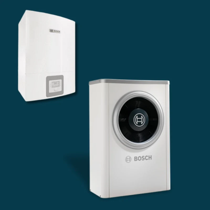 Pompe à chaleur air-eau Bosch Compress 7000 AW 7 kW Monophasé avec appoint électrique