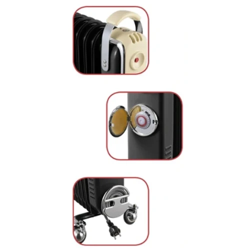 Radiateur Bain D'Huile 2000W Drexon AXOS 802000