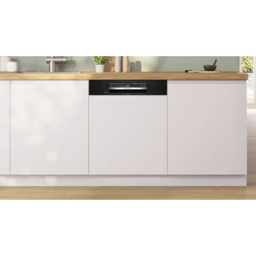 Série 4, Lave-vaisselle encastrable avec bandeau, 60 cm, Noir BOSCH SMI4HCB07E