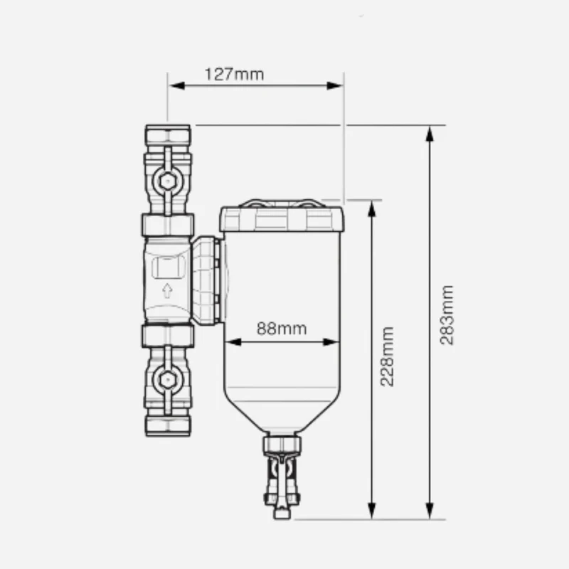 Filtre Eliminator Vortex 500 1"1/4