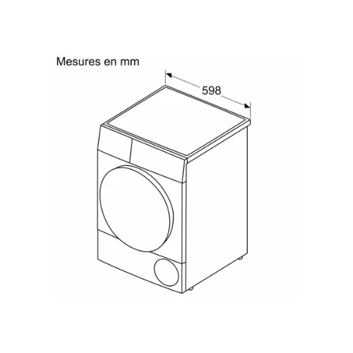 Série 6, Sèche-linge pompe à chaleur, 9 kg BOSCH WQG1420DFR(F)