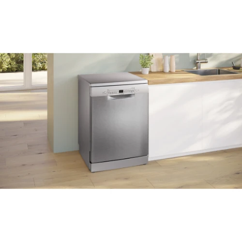 Série 2, Lave-vaisselle pose-libre, 60 cm, Acier brossé anti-traces BOSCH SMS26AI01F(F)