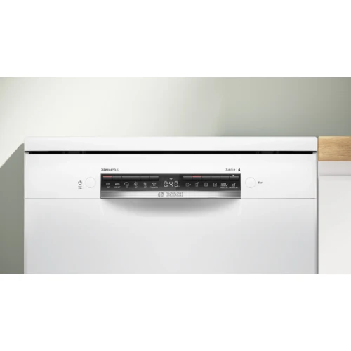 Série 4, Lave-vaisselle pose-libre, 60 cm, Blanc BOSCH SMS4EMW01F