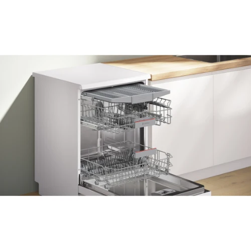 Série 4, Lave-vaisselle pose-libre, 60 cm, Blanc BOSCH SMS4EMW01F