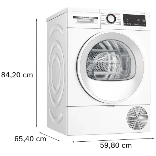 Série 6, Sèche-linge pompe à chaleur, 8 kg BOSCH WQG133DTFR