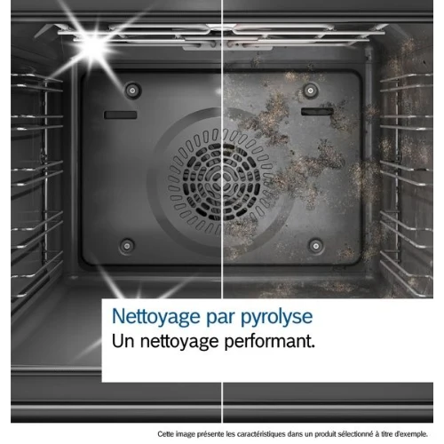 Série 2, Four encastrable, 60 x 60 cm, Noir BOSCH HBA571BB4