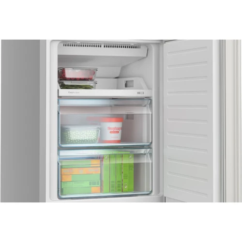 Série 2, Réfrigérateur combiné pose-libre, 175.4 x 61.4 cm, Argent, Total No Frost BOSCH KGN33NSDB
