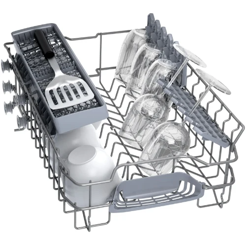 Série 4, Lave-vaisselle pose-libre, 45 cm, Acier brossé anti-traces BOSCH SPS4EMI17E