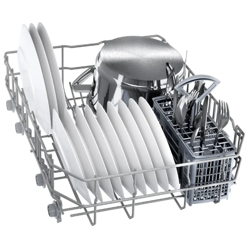 Série 4, Lave-vaisselle pose-libre, 45 cm, Acier brossé anti-traces BOSCH SPS4EMI17E