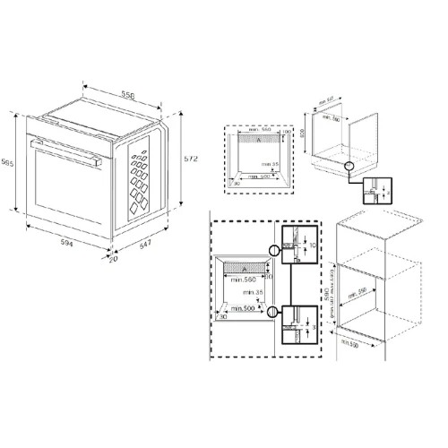 Four encastrable catalyse Beko BBIE13300XCEM