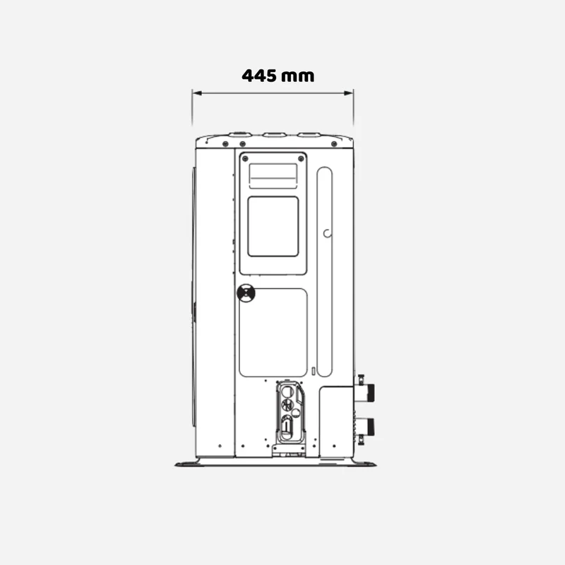 Pompe à chaleur air-eau Clivet EDGE EVO 2.0 - EXC 16 kW Triphasé R32