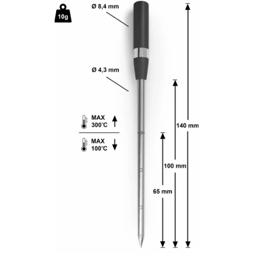 Sonde à viande sans fil, 150 x 19 x 52 mm, SIEMENS HZ32WA00