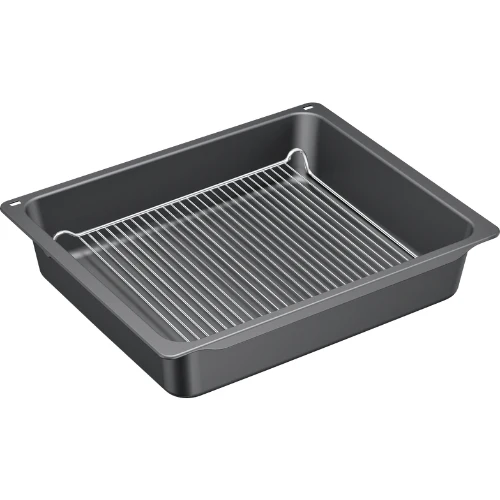 Lèchefrite professionnelle avec grille pour four, 81 x 455 x 375 mm, BOSCH HEZ633070
