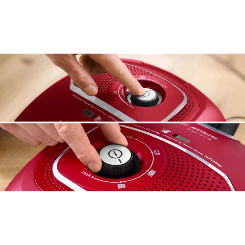 Série 4, Aspirateur avec sac, Rouge BOSCH BGB41RD3H