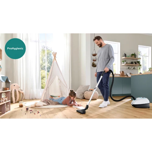 Série 4, Aspirateur avec sac, ProHygienic, Blanc BOSCH BGB41HYG1H