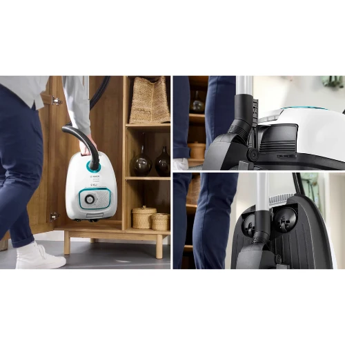 Série 4, Aspirateur avec sac, ProHygienic, Blanc BOSCH BGB41HYG1H
