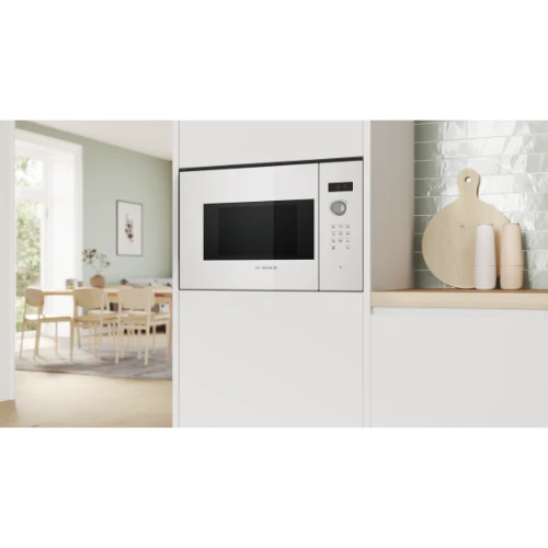 Série 4, Micro-ondes intégrable, Blanc BOSCH BFL523MW1F