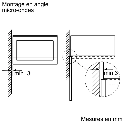 Série 4, Micro-ondes intégrable, Blanc BOSCH BFL523MW1F