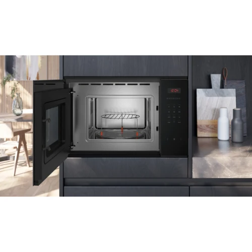 iQ300, Micro-ondes intégrable, Noir SIEMENS BE523LMB1