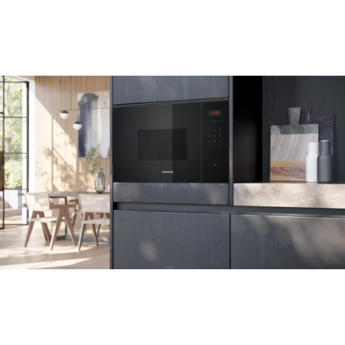 iQ300, Micro-ondes intégrable, Noir SIEMENS BE523LMB1