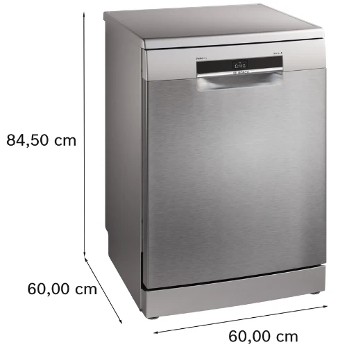 Série 6, Lave-vaisselle pose-libre, 60 cm, Acier brossé anti-traces BOSCH SMS6ZCI11F