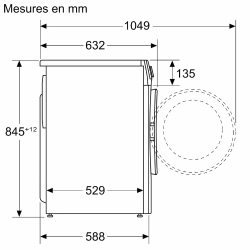 Série 2, Lave-linge front, 7 kg, 1400 trs/min BOSCH WGE02407FR(F)