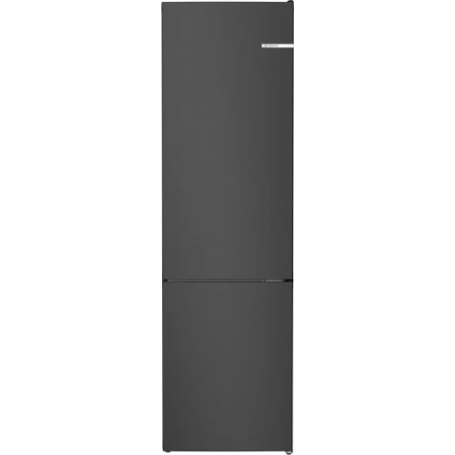 Série 4, Réfrigérateur combiné pose-libre, 203 x 60 cm, Acier brossé noir anti-traces, Total No Frost BOSCH KGN392XCF