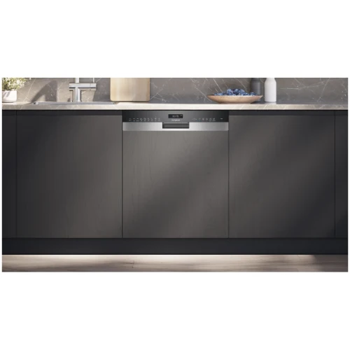 iQ500, Lave-vaisselle encastrable avec bandeau, 60 cm, Acier brossé SIEMENS SN55ES12CE