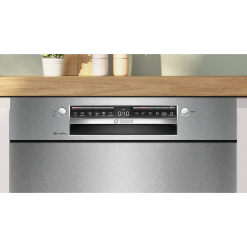 Série 4, Lave-vaisselle sous plan, 60 cm, Acier brossé BOSCH SMU4ECS28E