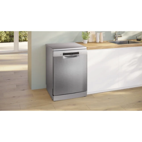 Série 4, Lave-vaisselle pose-libre, 60 cm, Acier brossé anti-traces BOSCH SMS4ECI26E