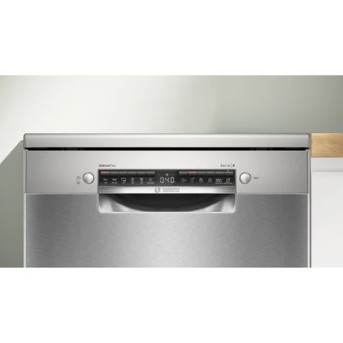 Série 4, Lave-vaisselle pose-libre, 60 cm, Acier brossé anti-traces BOSCH SMS4ECI26E