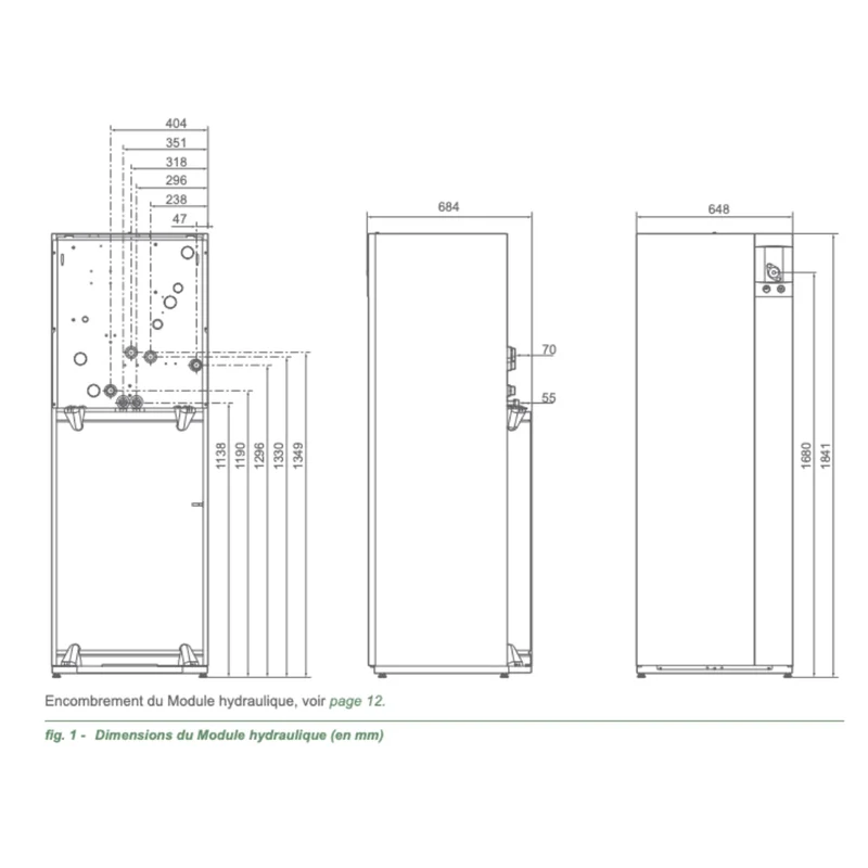 Pompe à chaleur air-eau Atlantic Ixtra M Duo 15 kW Triphasé