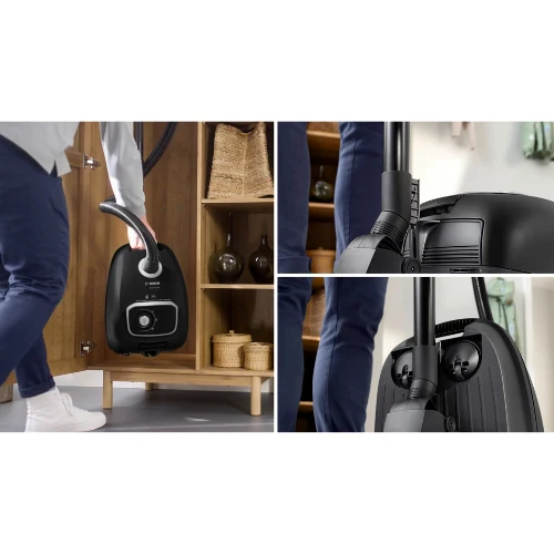 Série 4, Aspirateur avec sac, Noir BOSCH BGB41BA1