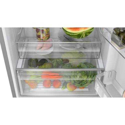Série 4, Réfrigérateur combiné pose-libre, 203 x 70 cm, Couleur inox BOSCH KGN492LDF