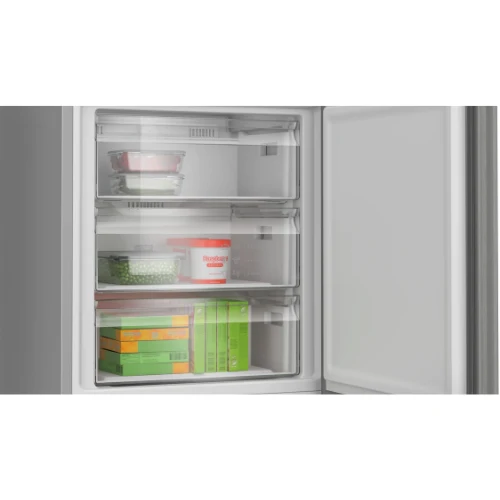 Série 4, Réfrigérateur combiné pose-libre, 203 x 70 cm, Couleur inox BOSCH KGN492LDF