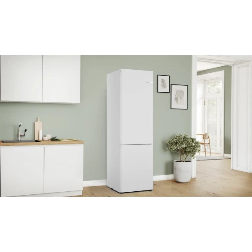 Série 4, Réfrigérateur combiné pose-libre, 203 x 60 cm, Blanc BOSCH KGN392WCF