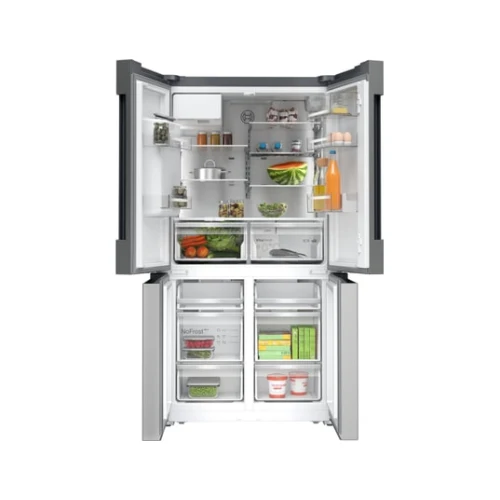Série 6, Réfrigérateur multi-portes congélateur en bas, 183 x 90.5 cm, Acier brossé anti-traces BOSCH KFD96APEA